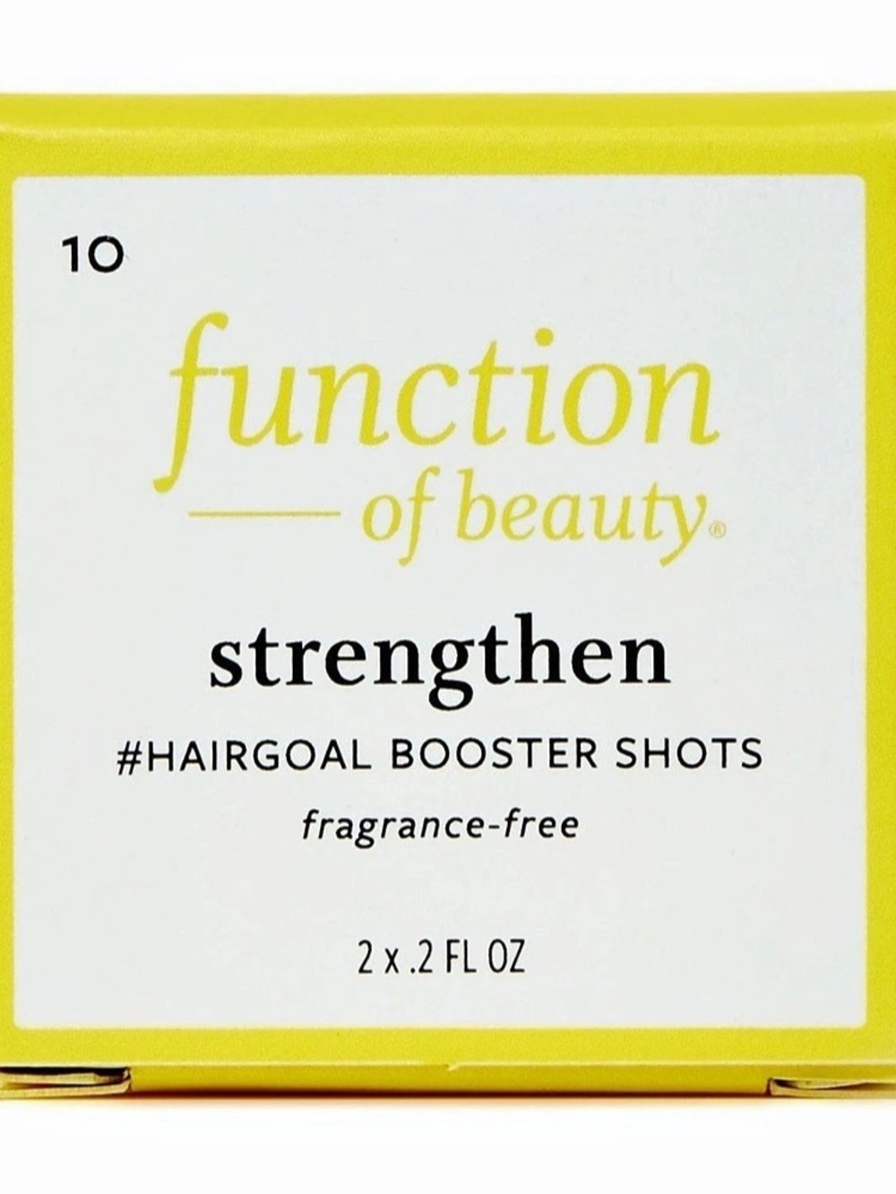 Function of Beauty Strengthen #Hairgoal Booster Shots Fragrance-Free Hair